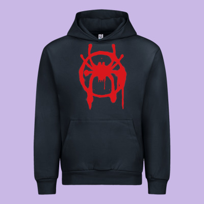 Into The Spider-verse Urban Hoodie Designed By Studioelite
