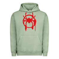 Pigment Oil Green Into the Spider-Verse Urban Hoodie - StudioElite
