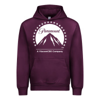 Mauve Wine Paramount Pictures 3 Urban Hoodie - StudioElite