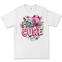 White find a cure cancer awareness Premium Tee - CowGirlArtShop