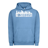 Pigment Pebble Blue be someone h town houston texas skyline. t shirt Urban Hoodie - StudioElite