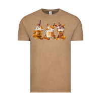 Vintage Coffee Fall Coffees Vintage Tee - FaDigitalArtStudio