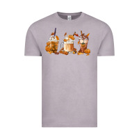 Vintage Zinc Fall Coffees Vintage Tee - FaDigitalArtStudio