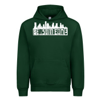 Forest Green be someone h town houston texas skyline. t shirt Urban Hoodie - StudioElite