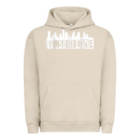Pigment French Oak be someone h town houston texas skyline. t shirt Urban Hoodie - StudioElite