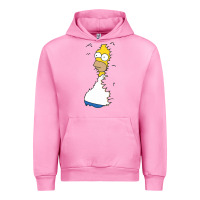 Fuchsia Pink Homer In Hedges Classic Urban Hoodie - StudioElite
