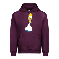 Mauve Wine Homer In Hedges Classic Urban Hoodie - StudioElite