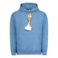 Pigment Pebble Blue Homer In Hedges Classic Urban Hoodie - StudioElite