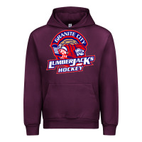 Mauve Wine granite city lumberjacks hockey Urban Hoodie - StudioElite