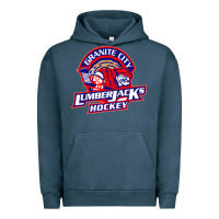 Pigment Midnight Navy granite city lumberjacks hockey Urban Hoodie - StudioElite
