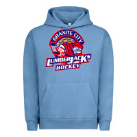 Pigment Pebble Blue granite city lumberjacks hockey Urban Hoodie - StudioElite