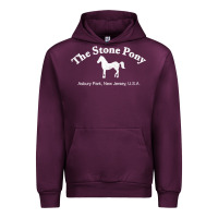Mauve Wine The Stone Pony Urban Hoodie - StudioElite