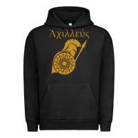 Pigment Black achilles son of peleus Urban Hoodie - StudioElite