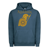 Pigment Midnight Navy achilles son of peleus Urban Hoodie - StudioElite