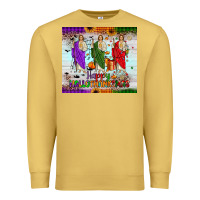 Antique Gold san judas happy  hallothanksmas Premium Sweatshirt - JahusDesignShop