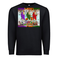 Black san judas happy  hallothanksmas Premium Sweatshirt - JahusDesignShop