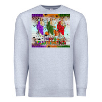 Heather Grey san judas happy  hallothanksmas Premium Sweatshirt - JahusDesignShop