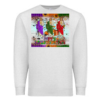 Oatmeal Heather san judas happy  hallothanksmas Premium Sweatshirt - JahusDesignShop