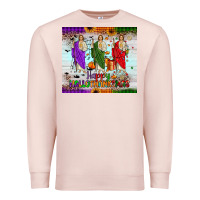 Pale Pink san judas happy  hallothanksmas Premium Sweatshirt - JahusDesignShop