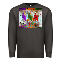 Smoke san judas happy  hallothanksmas Premium Sweatshirt - JahusDesignShop