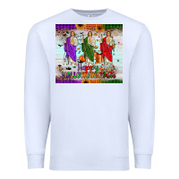 White san judas happy  hallothanksmas Premium Sweatshirt - JahusDesignShop