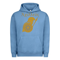 Pigment Pebble Blue achilles son of peleus Urban Hoodie - StudioElite