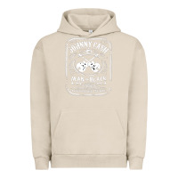Pigment French Oak johnny cash man in black Urban Hoodie - StudioElite