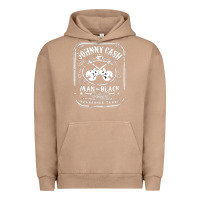 Pigment Burro johnny cash man in black Urban Hoodie - StudioElite