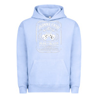 Pigment Grape Ice johnny cash man in black Urban Hoodie - StudioElite