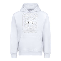 White johnny cash man in black Urban Hoodie - StudioElite