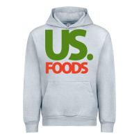 Heather Grey us foods design Urban Hoodie - StudioElite