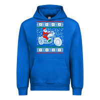 Cobalt santa ridin motocycle Urban Hoodie - StudioElite