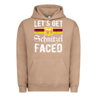 Pigment Burro lets get schnitzel faced men women vintage oktoberfest t shirt Urban Hoodie - StudioElite