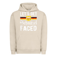 Pigment French Oak lets get schnitzel faced men women vintage oktoberfest t shirt Urban Hoodie - StudioElite