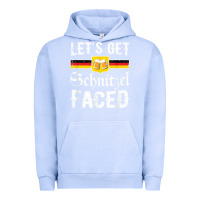 Pigment Grape Ice lets get schnitzel faced men women vintage oktoberfest t shirt Urban Hoodie - StudioElite