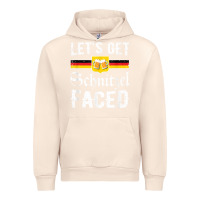 Sandshell lets get schnitzel faced men women vintage oktoberfest t shirt Urban Hoodie - StudioElite