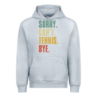 Heather Grey sorry can't tennis bye funny vintage retro tennis player t shirt Urban Hoodie - StudioElite