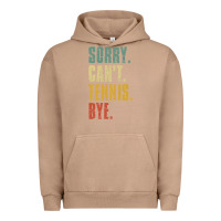Pigment Burro sorry can't tennis bye funny vintage retro tennis player t shirt Urban Hoodie - StudioElite