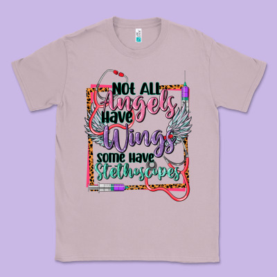 Not All Angels Have Wings Classic Tee Designed By Cowgirlartshop