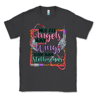 Smoke Not all angels have wings Classic Tee - CowGirlArtShop