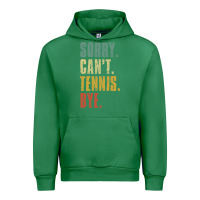 Emerald sorry can't tennis bye funny vintage retro tennis player t shirt Urban Hoodie - StudioElite