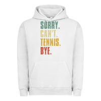Pigment Lunar Rock sorry can't tennis bye funny vintage retro tennis player t shirt Urban Hoodie - StudioElite