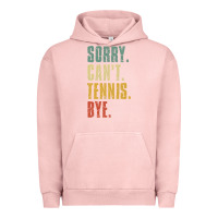 Pigment Salmon sorry can't tennis bye funny vintage retro tennis player t shirt Urban Hoodie - StudioElite