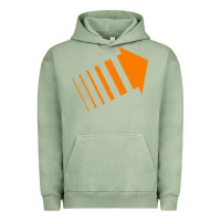 Pigment Oil Green david legion arrow Urban Hoodie - StudioElite