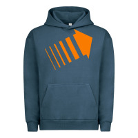 Pigment Midnight Navy david legion arrow Urban Hoodie - StudioElite
