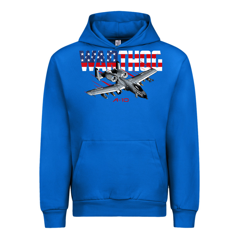 Military Airplane A-10 Warthog American Flag Urban Hoodie by StudioElite | Teevron