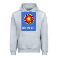 Heather Grey The Essential Design-(Catherine-Wheel) Urban Hoodie - StudioElite