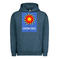 Pigment Midnight Navy The Essential Design-(Catherine-Wheel) Urban Hoodie - StudioElite