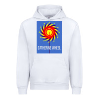 White The Essential Design-(Catherine-Wheel) Urban Hoodie - StudioElite
