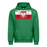 Emerald poland polska flag vintage  men women kids  poland t shirt Urban Hoodie - StudioElite